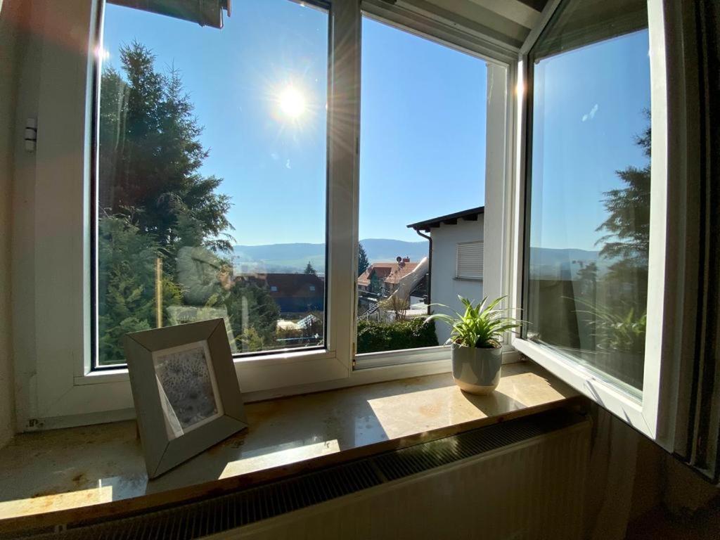 Ferienwohnung Bergblick Jena Exterior foto
